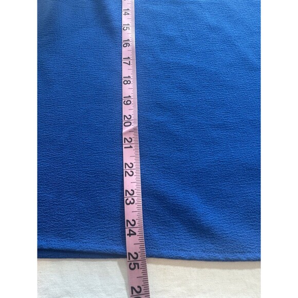 The Limited Womens Blouse Blue Sleeveless Minimalist Y2k 90s 2000's Office work - Picture 7 of 12